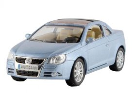 Silver / Light Blue / Red / Yellow 1:36 Diecast VW EOS Toy