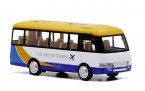 Kids Airport Express White Diecast Coach Bus Toy