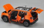 White / Orange / Red / Gray 1:18 Diecast Jeep Renegade Model