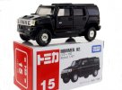 Black 1:67 Mini Scale NO.15 TOMY Diecast Hummer H2 Toy
