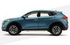 1:18 Blue / Orange / Gray 2015 Diecast Hyundai Tucson Model
