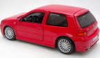 Red 1:24 Scale Maisto Diecast VW Golf R32 Model