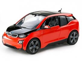Red / Silver Kids 1:14 Scale Full Functions R/C BMW I3 Toy