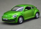 Kids 1:38 Scale Red / Green Diecast VW Beetle Toy