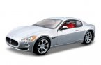 1:32 Scale Silver Bburago Kid Diecast Maserati Gran Turismo Toy