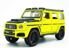 Black / Yellow 1:22 Diecast Mercedes-Benz Brabus SUV Toy