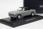 Gray 1:43 Scale NOREV Diecast 1963 Fiat 1500 Cabriolet Model