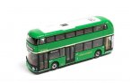 Green Diecast London New Routemaster Double Decker Bus Toy