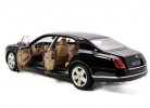 Black / Champagne 1:18 Scale Diecast Bentley Mulsanne Model