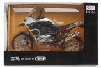 Kids 1: 9 Scale Gray / White / Red BMW R1200GS Motor Toy