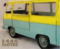 Pure Handmade Large Scale Blue-Yellow Bus Model