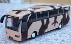 Kids Blue / Gray / Army Green Plastic Camouflage Tour Bus Toy