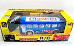 Lights Changed Yellow / Red / Blue Kids RC Tour Bus Toy