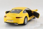 Black / Yellow /Red Kids 1:36 Diecast Porsche 911 Carrera S Toy