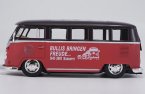 Red Welly 1:24 Scale Diecast VW T1 Bus Model