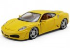 Red / Yellow 1:24 Scale Bburago Diecast Ferrari F430 Model