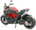 Red-Black 1:12 MaiSto Diecast Ducati Diavel Carbon Model