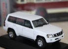 White 1:43 Scale Diecast Nissan Patrol Model