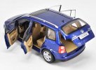 1:18 Scale Blue 2008 Diecast VW Touran Model
