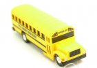 Yellow Kids Mini Scale Die-Cast School Bus Toy