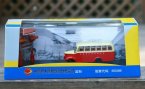 Red-Yellow 1:64 Scale Die-Cast BeiJing City Bus Model