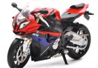 Blue / Red / White 1:12 Scale Diecast BMW S1000RR Motorcycle