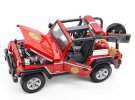 1:18 Red / Yellow Maisto Diecast Jeep Wrangler Rubicon Model