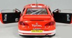 Red 1:18 Scale Solido WRC Diecast Peugeot 307 Model