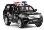 Black Kids 1:32 Police Diecast Toyota Land Cruiser V8 SUV Toy