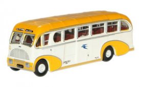 Mini Scale Yellow-White Oxford Boeblingen Bus Model
