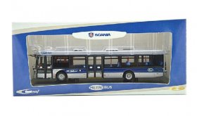 Blue 1:76 Scale CMNL Die-Cast Scania Bus Model