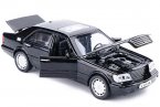 Black /White / Silver / Blue 1:32 Diecast Mercedes-Benz W140 Toy