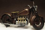 Black Handmade Vintage Medium Scale Harley Davidson Model