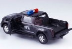 1:32 Scale Kids Black Police Die-Cast Toyota Tundra Pickup Toy