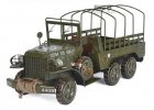 Army Green Vintage Large Size Tinplate Army Jeep Truck Model