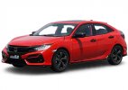 1:18 Scale Red / Black Diecast 2021 Honda Civic Hatchback Model