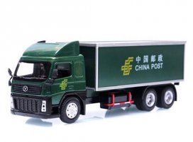 Kids Green China Post Theme Cargo Container Truck Toy
