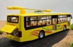 Red / Blue / Yellow Kids Die-Cast City Trolley Bus Toy