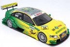 Yellow-Green Norev 1:18 Scale Diecast Audi A4 DTM Model