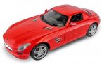 Kids 1:14 Scale Red / White R/C Mercedes-Benz SLS AMG Toy