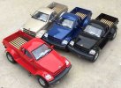 Red / Blue /Black /Champagne Kids Diecast Dodge Power Wagon Toy