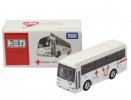 Kids Mini Scale White TOMY Blood Donation ISUZU Bus Toy