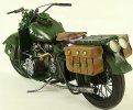 Large Scale Army Green 1944 Harley Davidson WLA Military Model