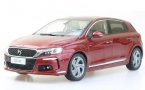 Red 1:18 Scale Diecast Citroen DS 4S Model
