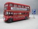 Kids Red Diecast London Double-Decker Bus Toy