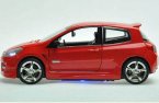 Red / Blue Kids 1:32 Scale Diecast Renault Clio Toy