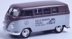 1:36 Black-Red / White-Green / Brown Kids 1962 Classical VW Bus
