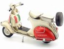 Vintage 1:6 Colorful Painting Tinplate Vespa Scooter Model