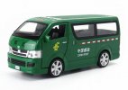 1:32 Scale Green China Post Kids Diecast Toyota Hiace Toy