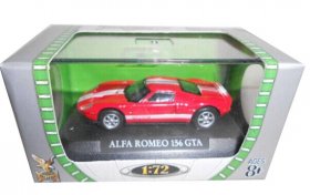 Red 1:72 Scale Diecast Alfa Romeo 156 GTA Model